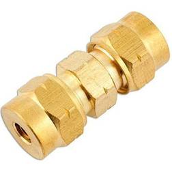 Connect Pipe Connector Straight Brass 10.0mm Pack Of 5 [31157]
